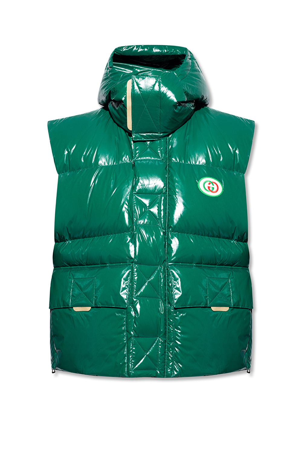 Down vest Gucci - sweatshirt with a print and logo gucci kids